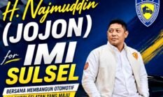 H. Najmuddin Maju di Musda IMI Sulsel, Siap Jadikan IMI Rumah Besar Insan Otomotif