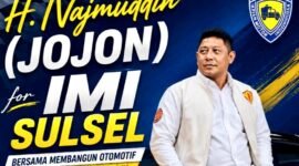 H. Najamuddin Calon Ketua IMI Sulsel