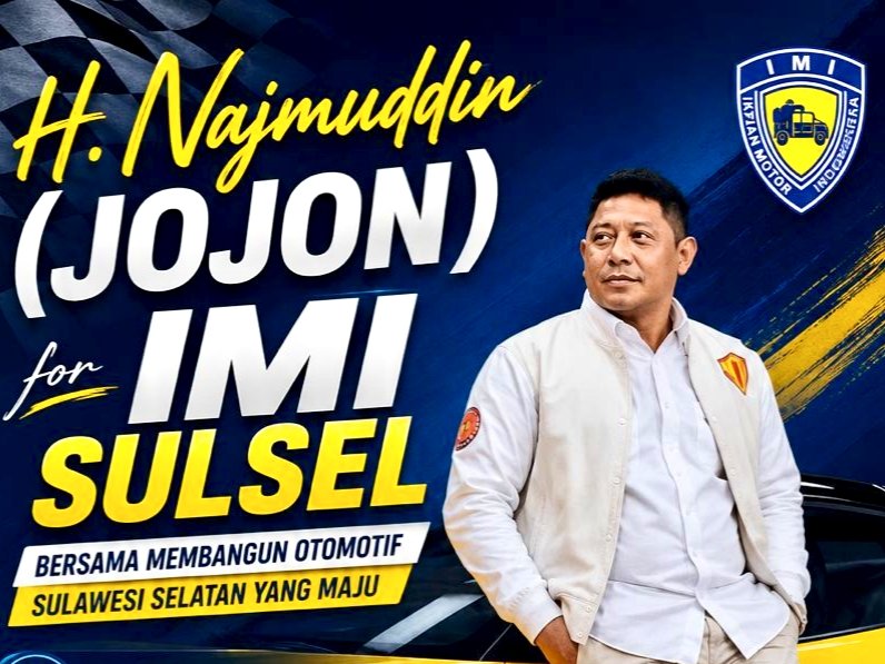 H. Najamuddin Calon Ketua IMI Sulsel