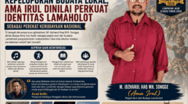 M. Idzharul Haq MH. Songge, Pegiat Seni dan Budaya Lamaholot.