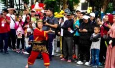 Aina Fadhillah Ramadhan, Murid SDN Balang Baru 1 Makassar Curi Perhatian di Event Jalan Santai Anti Mager