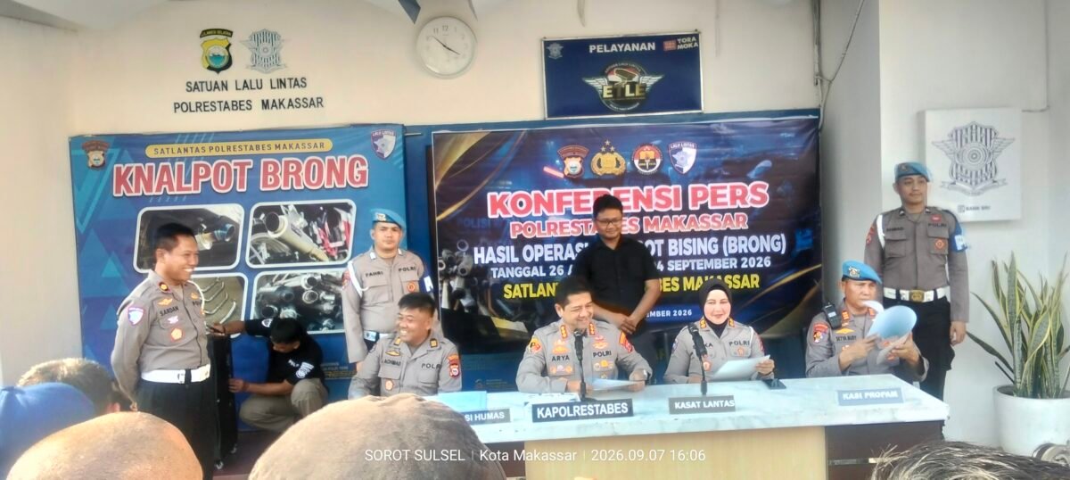 Amankan 355 Kendaraan dan Knalpot Brong hingga Busur Ditemukan Terungkap Dalam Konfrensi Pers (7/9/26)