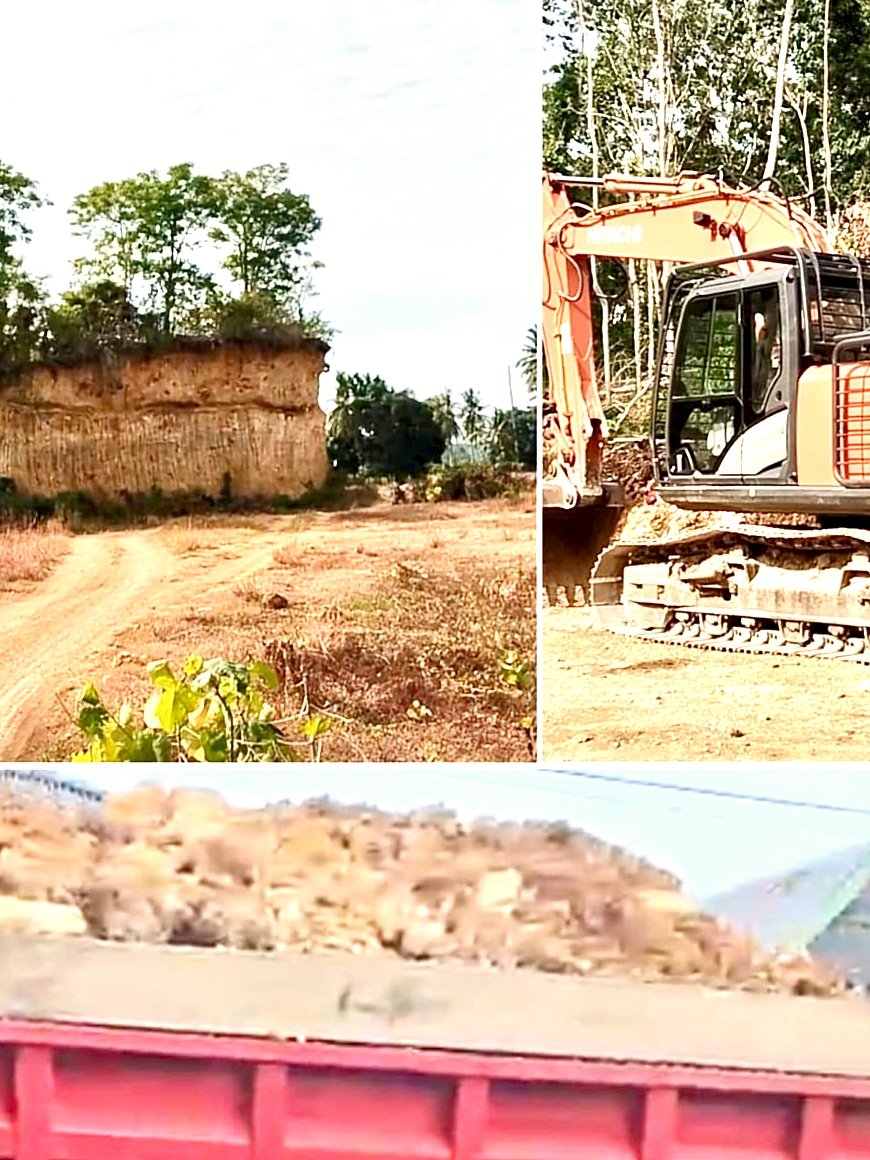 Aktivitas pertambangan yang diduga tanpa izin (PETI) di Kabupaten Bone, Sulawesi Selatan, terus berlangsung secara masif.